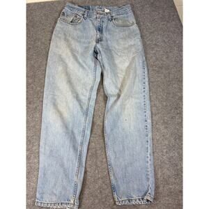 Vintage Levis 560 Red Tab Jeans Mens 32x32 Faded Blue Tapered Loose Streetwear